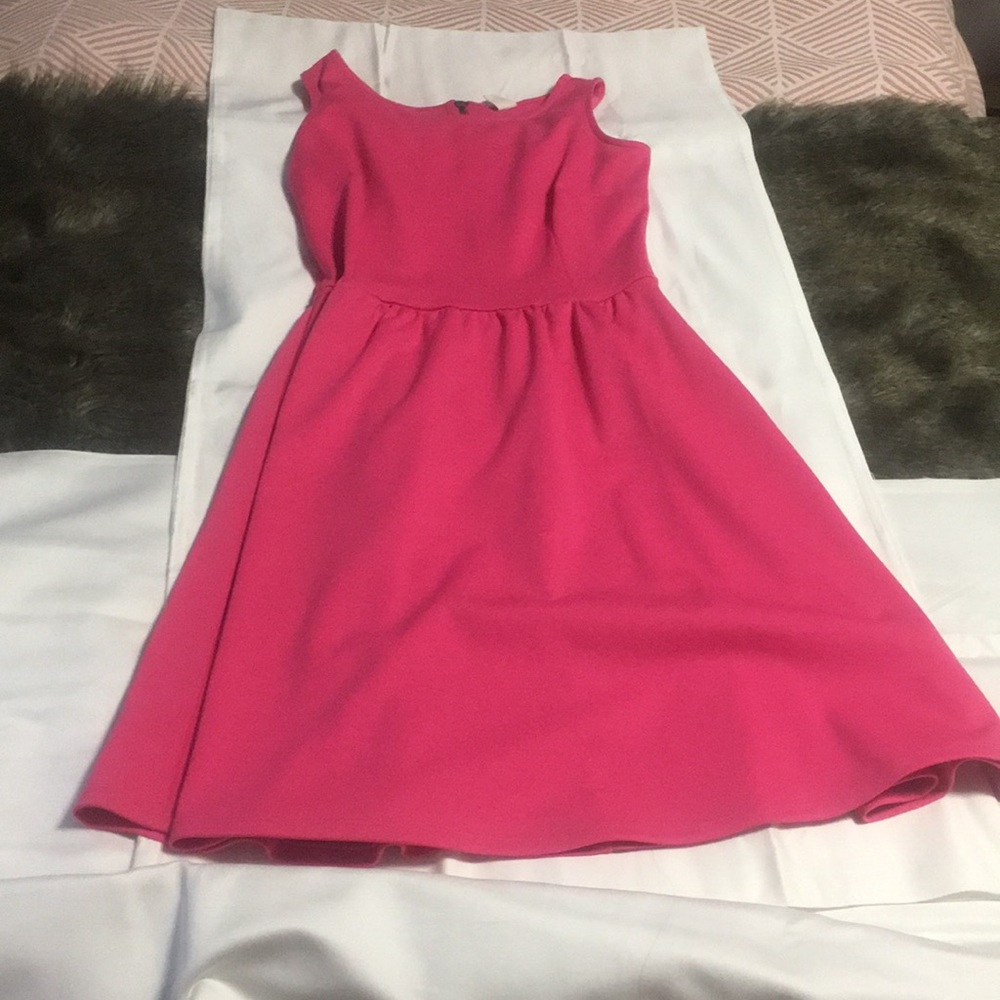 Pretty pink a-line dress!